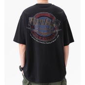 レトロプリントTシャツ A4338