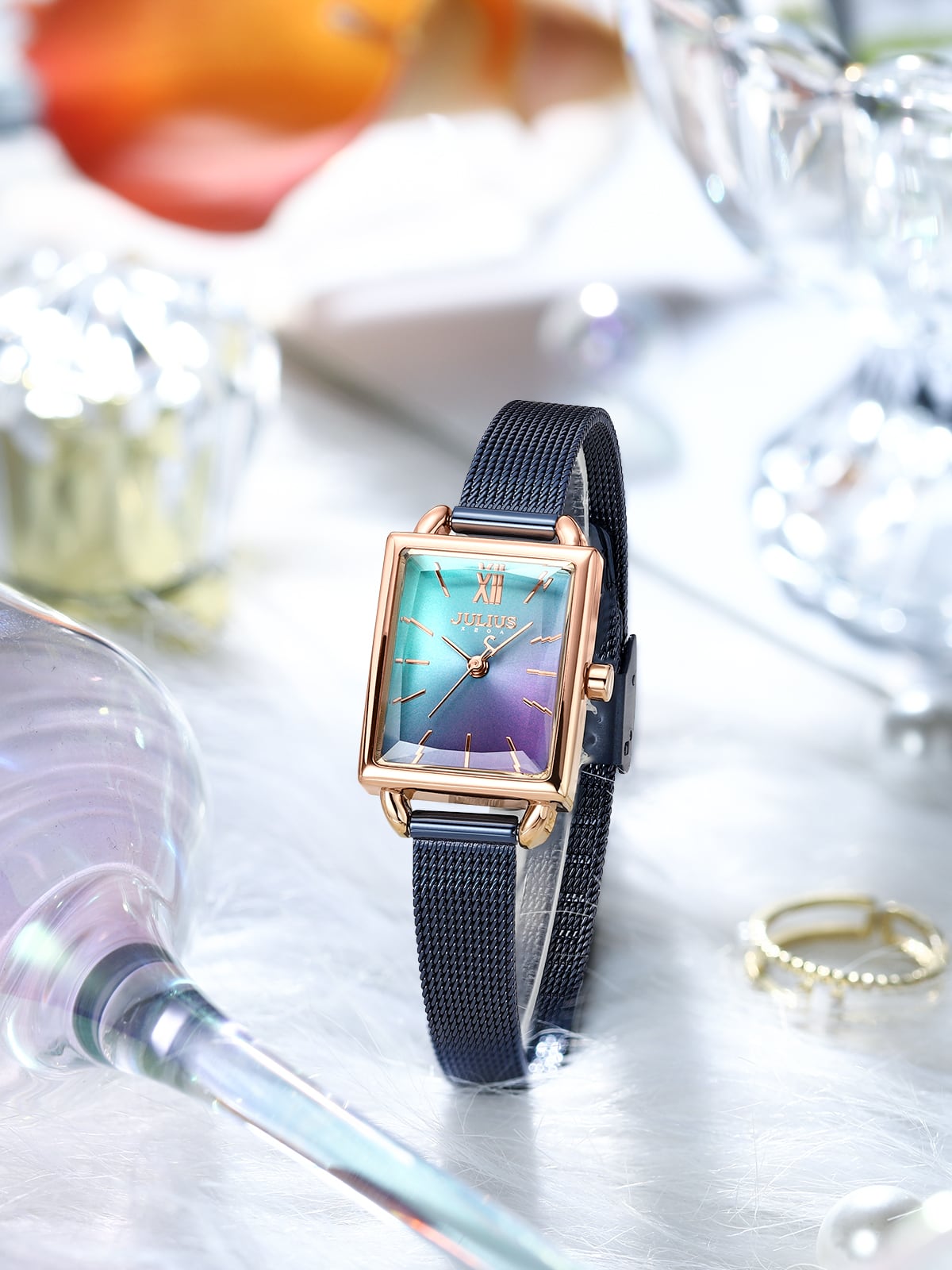 Julius AF-1329(Blue) 腕時計 レディース | AromaFlat watch shop