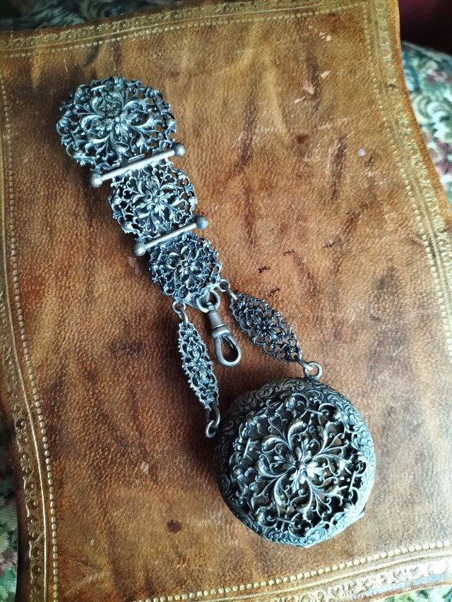 French Antique Watch Chatelaine