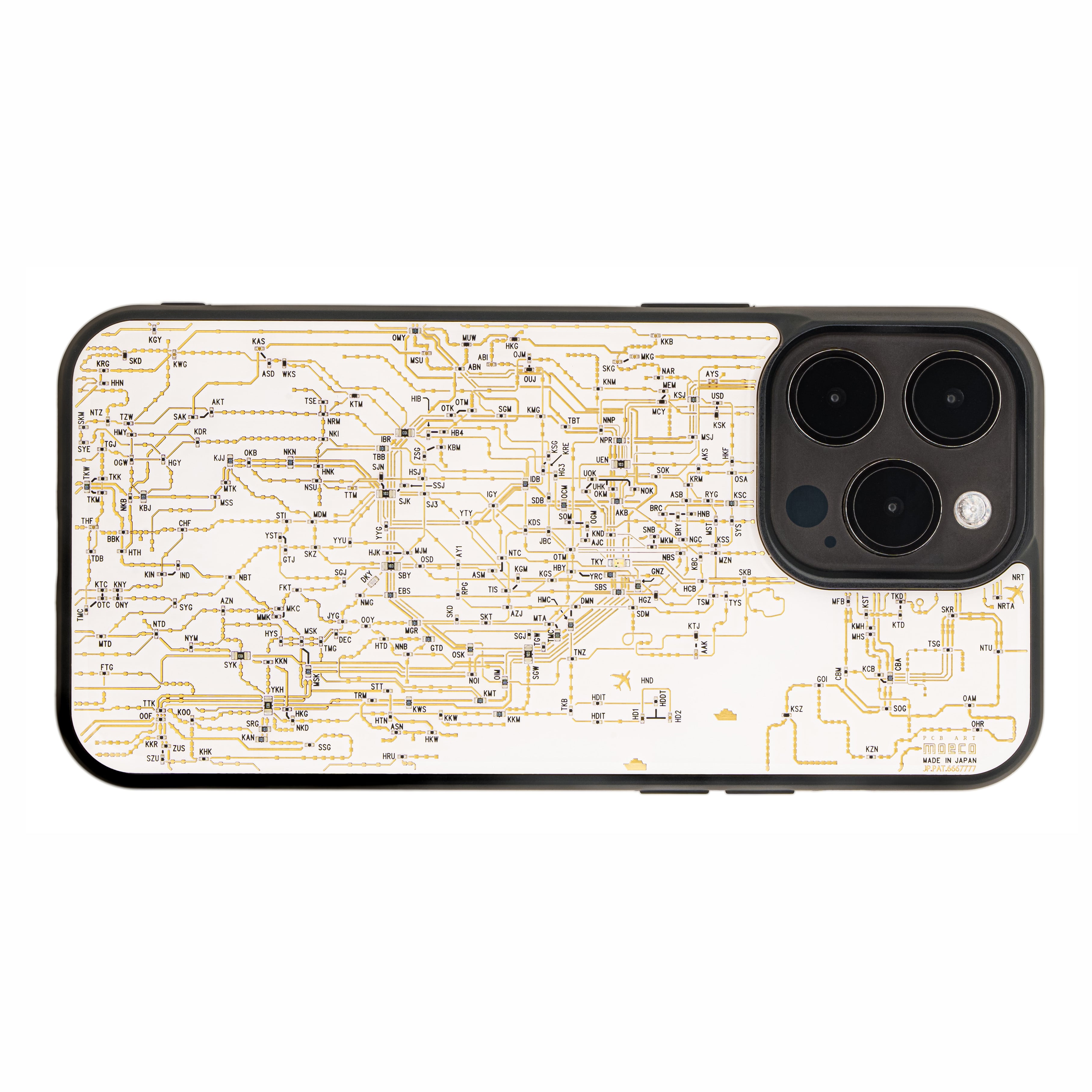 FLASH 東京回路線図 iPhone 15 Pro Max ケース | PCB ART moeco