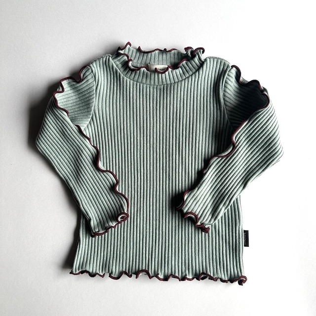 Mellow Rib Tops【90-130cm】Mint