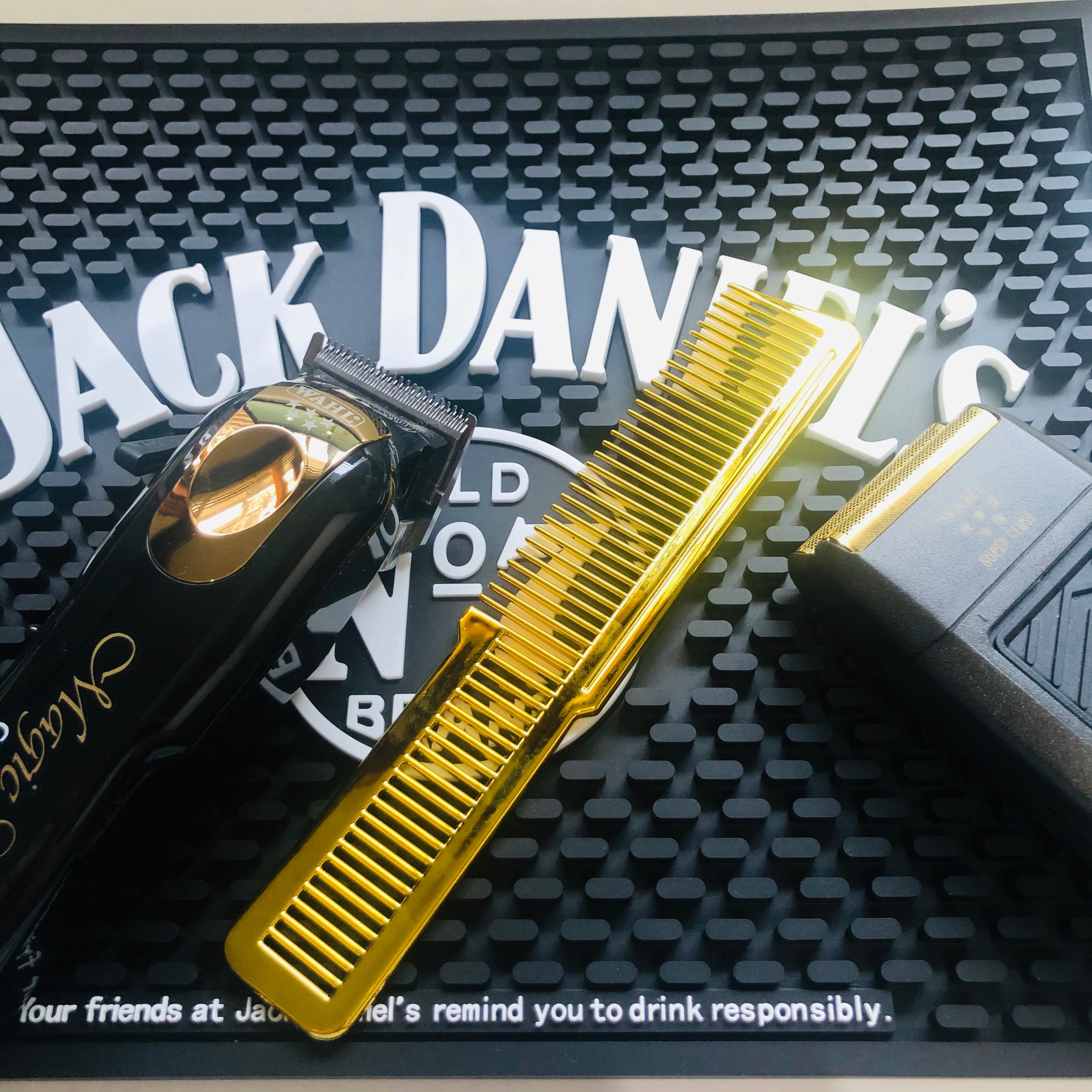 アメリカン バーマット ジャックダニエルLサイズ | 理容美容バーバー