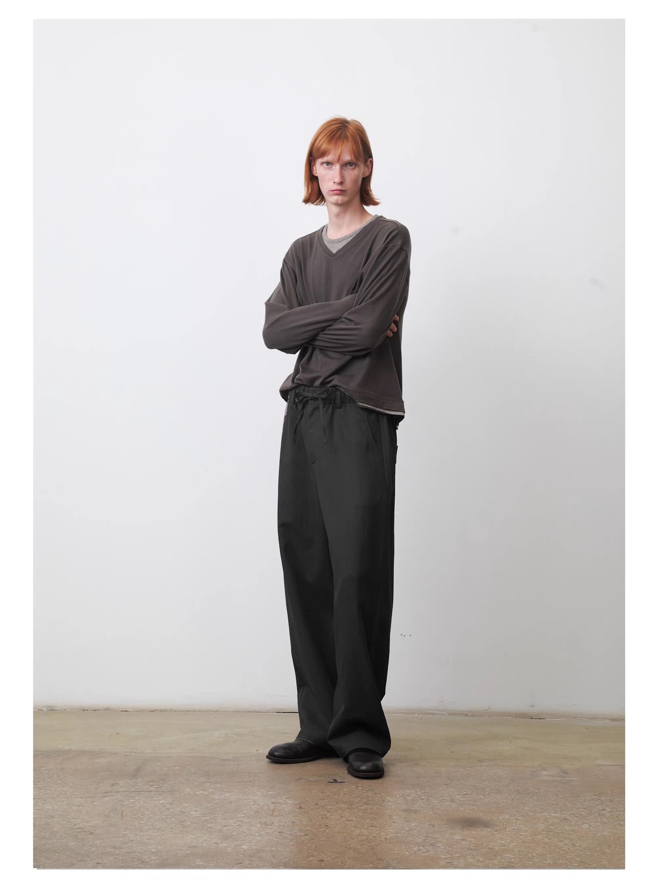 DECESOLO 26AW リラックスフィット イージーワイドパンツ