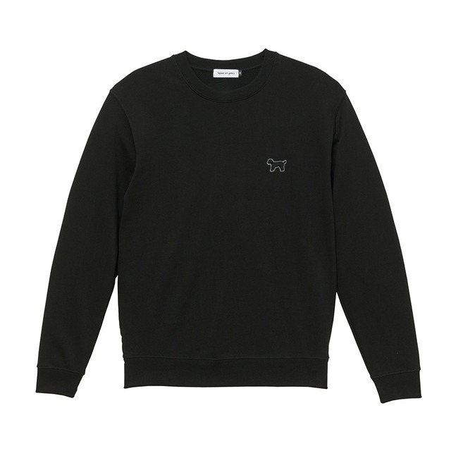 sweat black：sideways logo