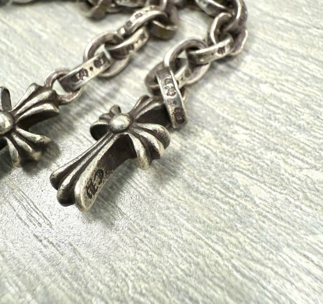 CHROME HEARTS クロムハーツ スタッズ 3サイド ジップウォレット