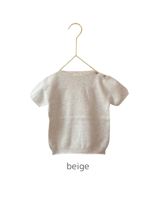 【wedoble】Organic cotton knit(全5色)