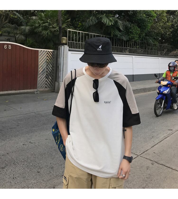 全2色 Tシャツ カットソー ロゴ カジュアル ラグラン おしゃれ