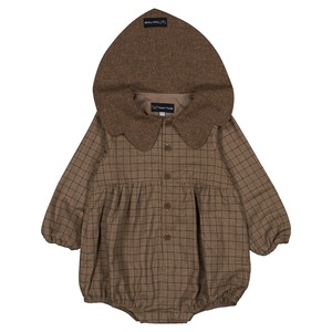 【予約/送料無料】Romper  NEUILLY- brown  / Maison Marelle