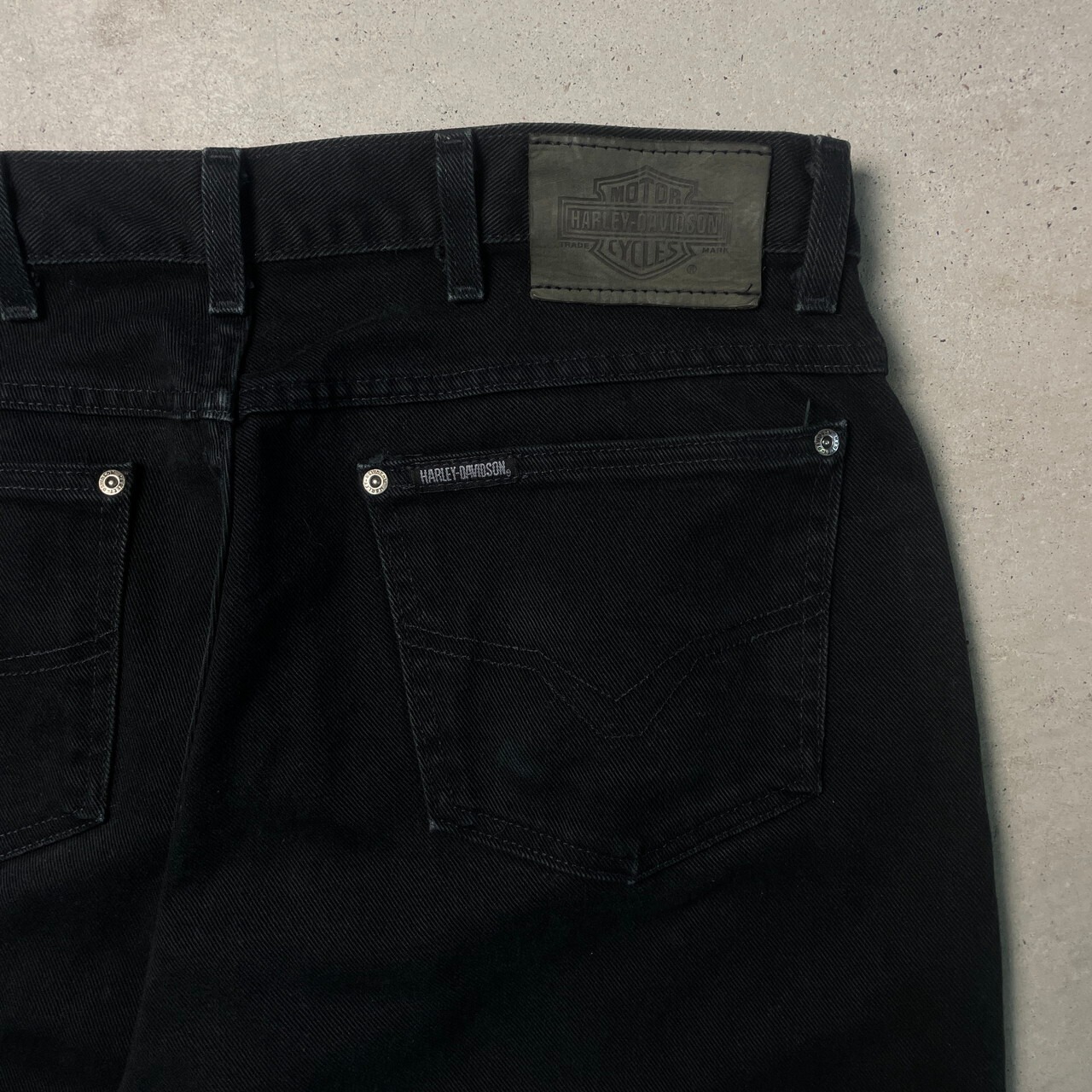 90年代 Harley-Davidson ハーレーダビッドソン テーパード ブラック 