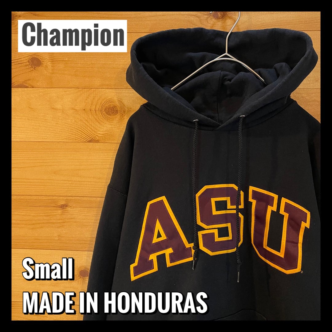 champion】カレッジロゴ ASU アリゾナ州立大学 スウェットパーカー ...
