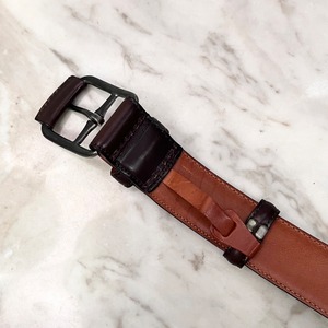 vintage GIORGIO ARMANI leather belt