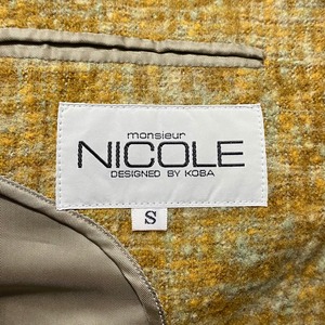 vintage NICOLE multicolor nep tailored jacket