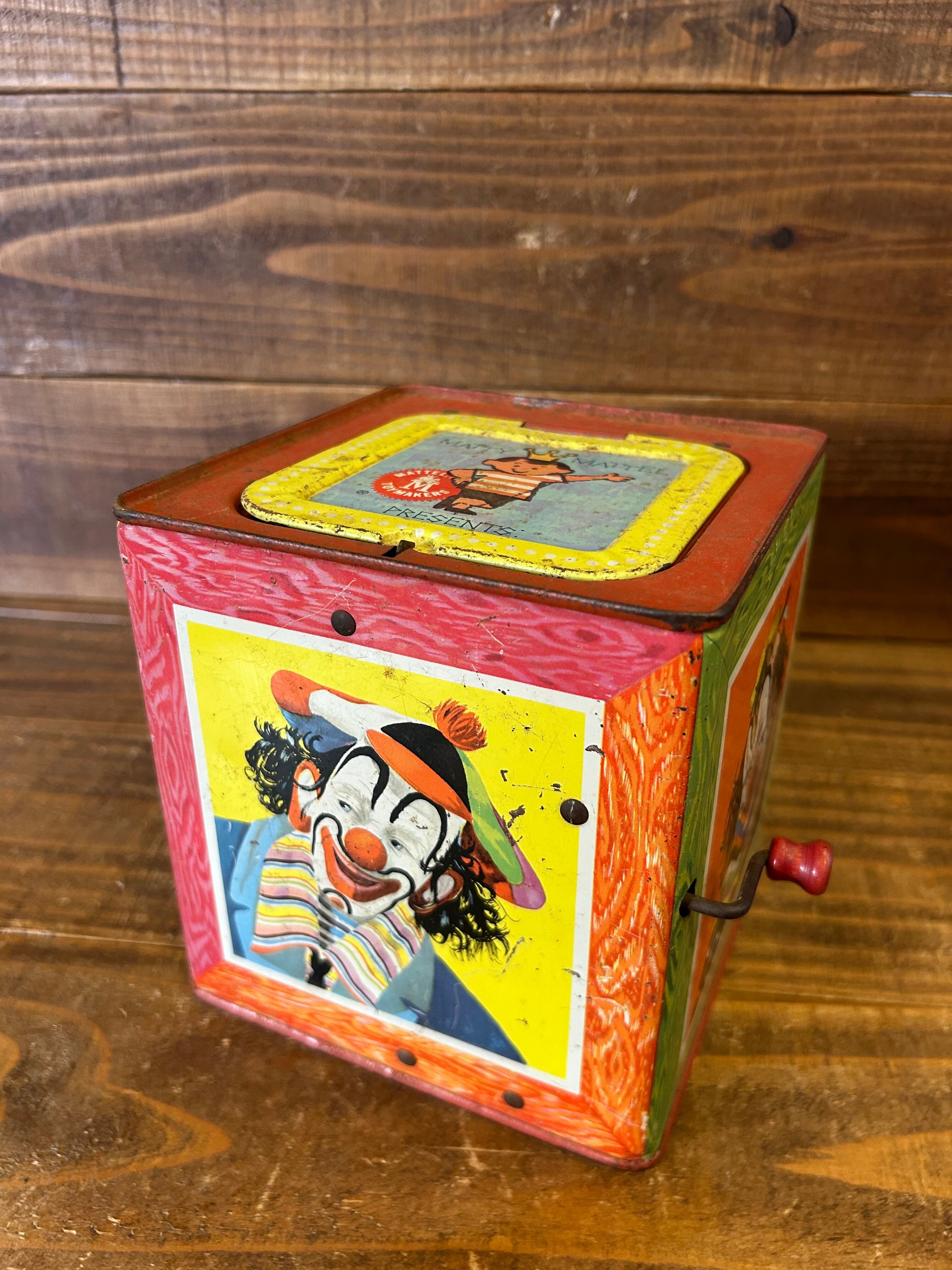 Vintage Matty Mattel Jack in the Box''Clown''/ピエロ ジャック