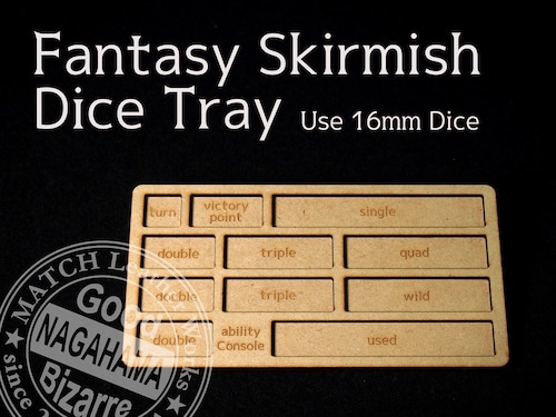 Fantasy Skirmish Dice Tray