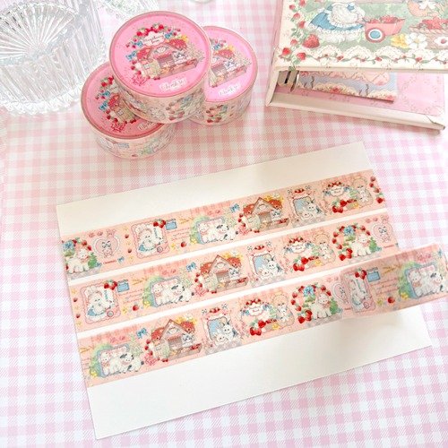 新作予約☆CHO607｜Cherish365【Strawberry Farm】マスキングテープ