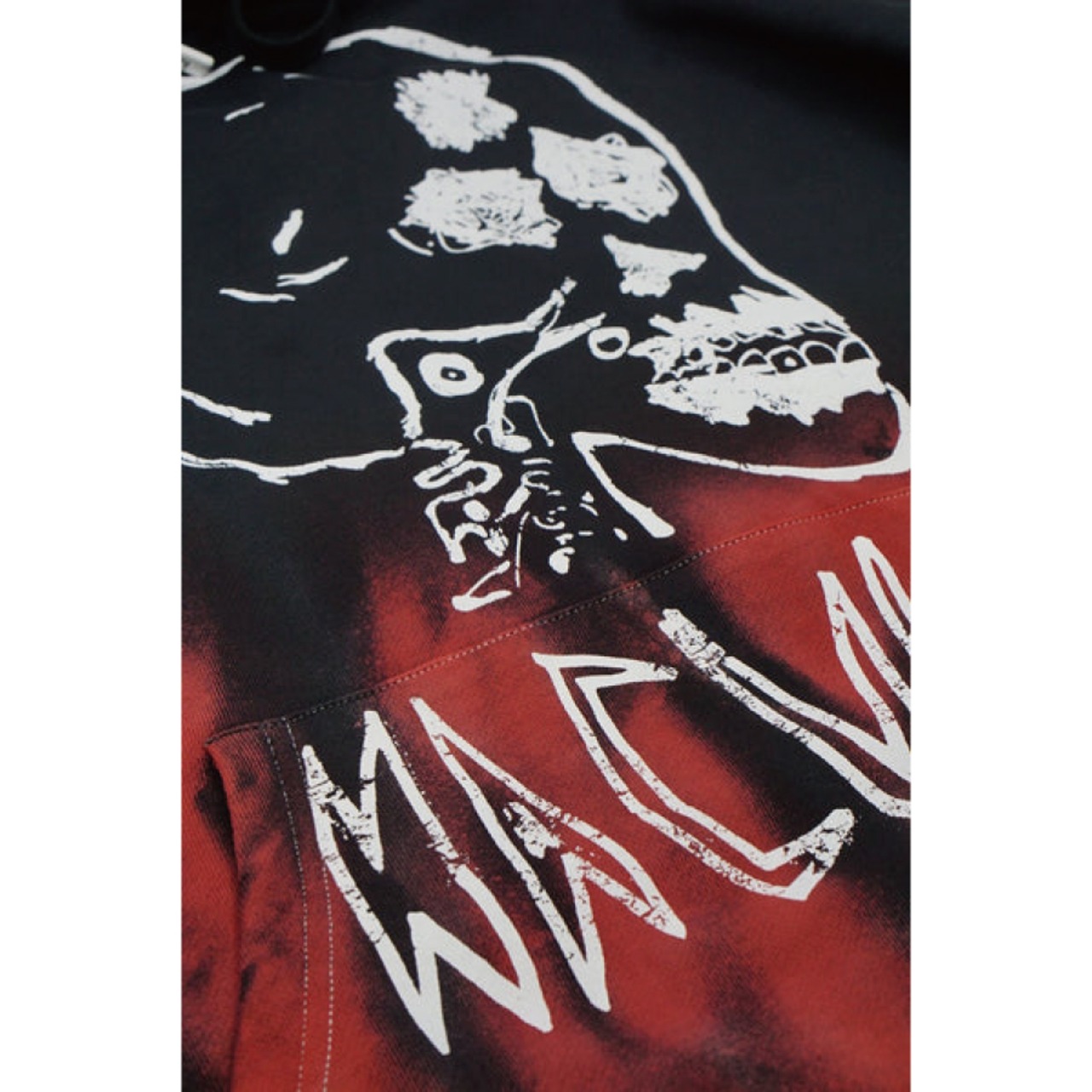 Haculla  GOTHIC SKULL HOODIE  BLACK - 3