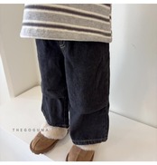ザゴグマ / THE GOGUMA / ポイントタック裏起毛デニムパンツ / 韓国子供服 / ジュニア / 26winter〖取寄〗*JS~JL*