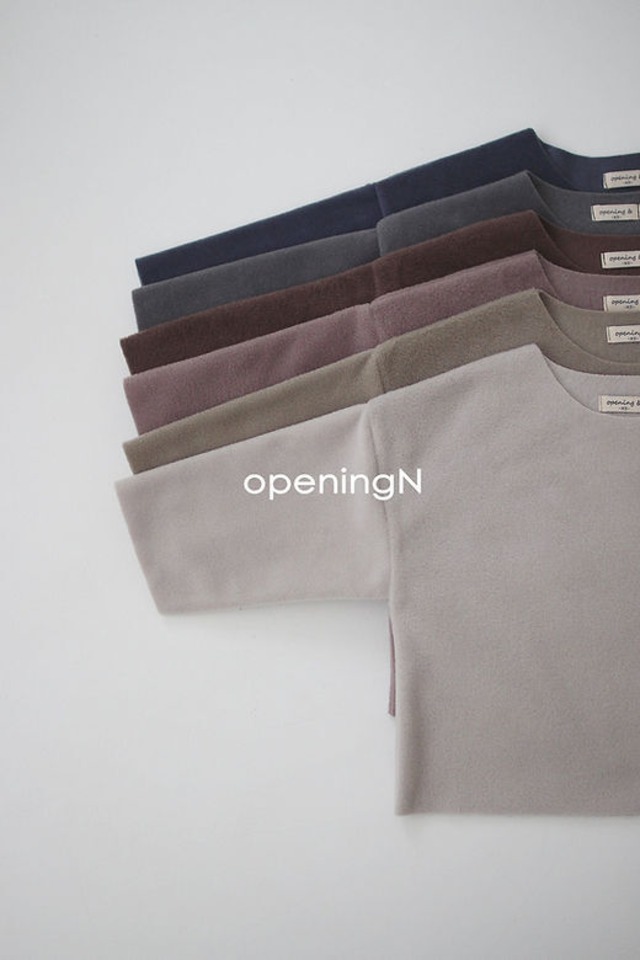 【即納】fleece tee // openingN