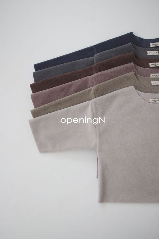 【即納】fleece tee // openingN