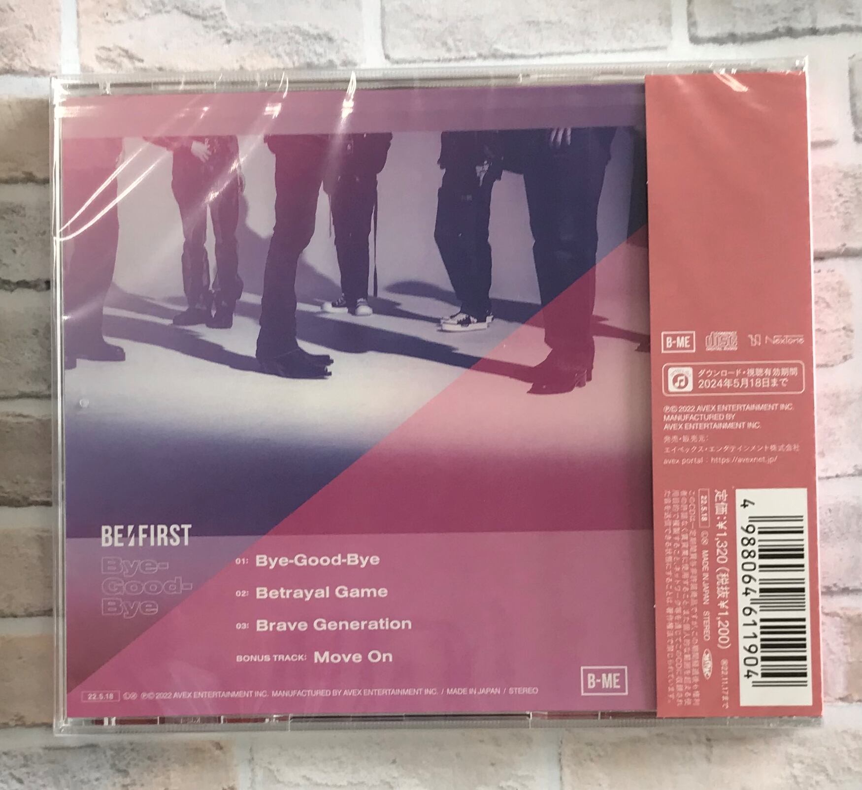 BE：FIRST / Bye-Good-Bye / 初回生産限定盤 (CD) | （株）フナヤマ　ＣＤオンラインショップ powered by BASE