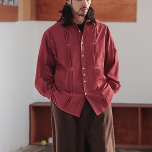 LINEAGE STITCH ワークステッチシャツ K5500