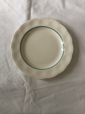 グスタフスベリの緑のラインのお皿