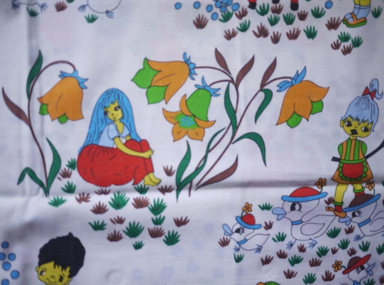 ドイツ レトロプリント ピローケース クッションカバー