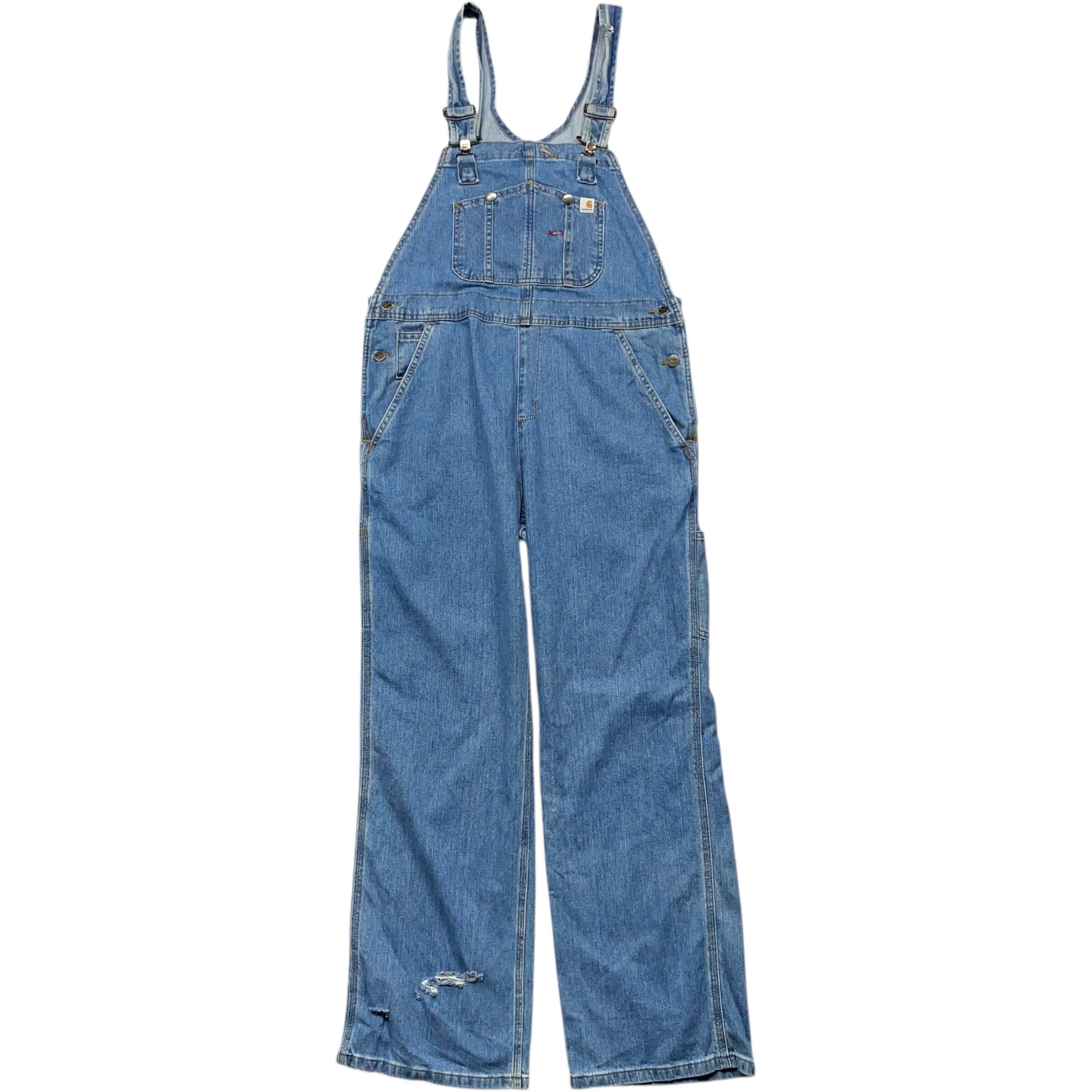 《実寸 W38L31》 Carhartt カーハート オーバーオール デニム no.5448