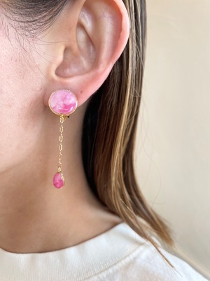 海洋プラスチック・ロングイヤリング LER-03