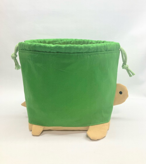 カメ　保冷お弁当袋　ランチバック｜とりさん工房ーかわいいハンドメイドポーチ