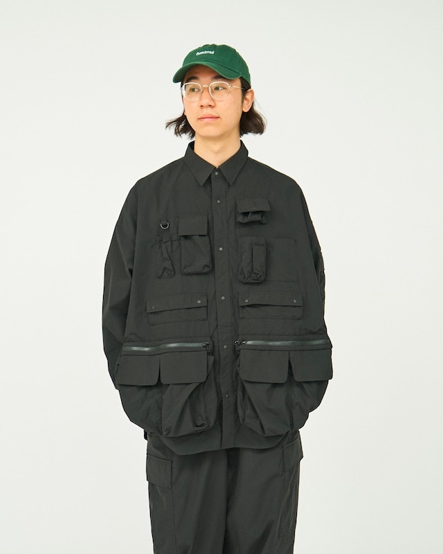 残り１点【FreshService(フレッシュサービス)】DRY TYPEWRITER TACTICAL POCKET L/S SHIRT（FSC-241-50104B）