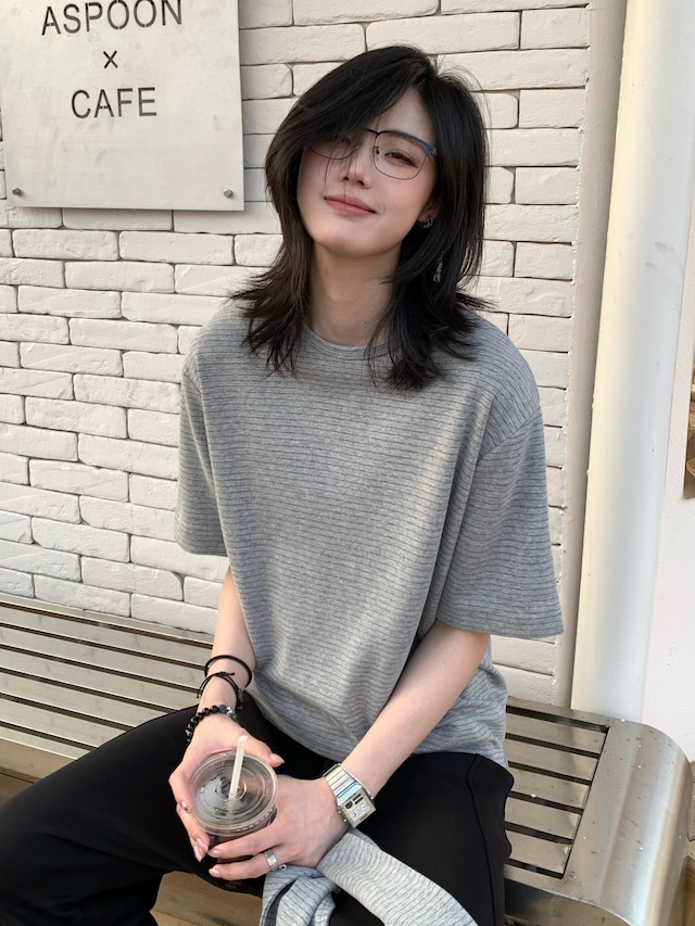 ボーダールーズTシャツ / Border Loose Tee