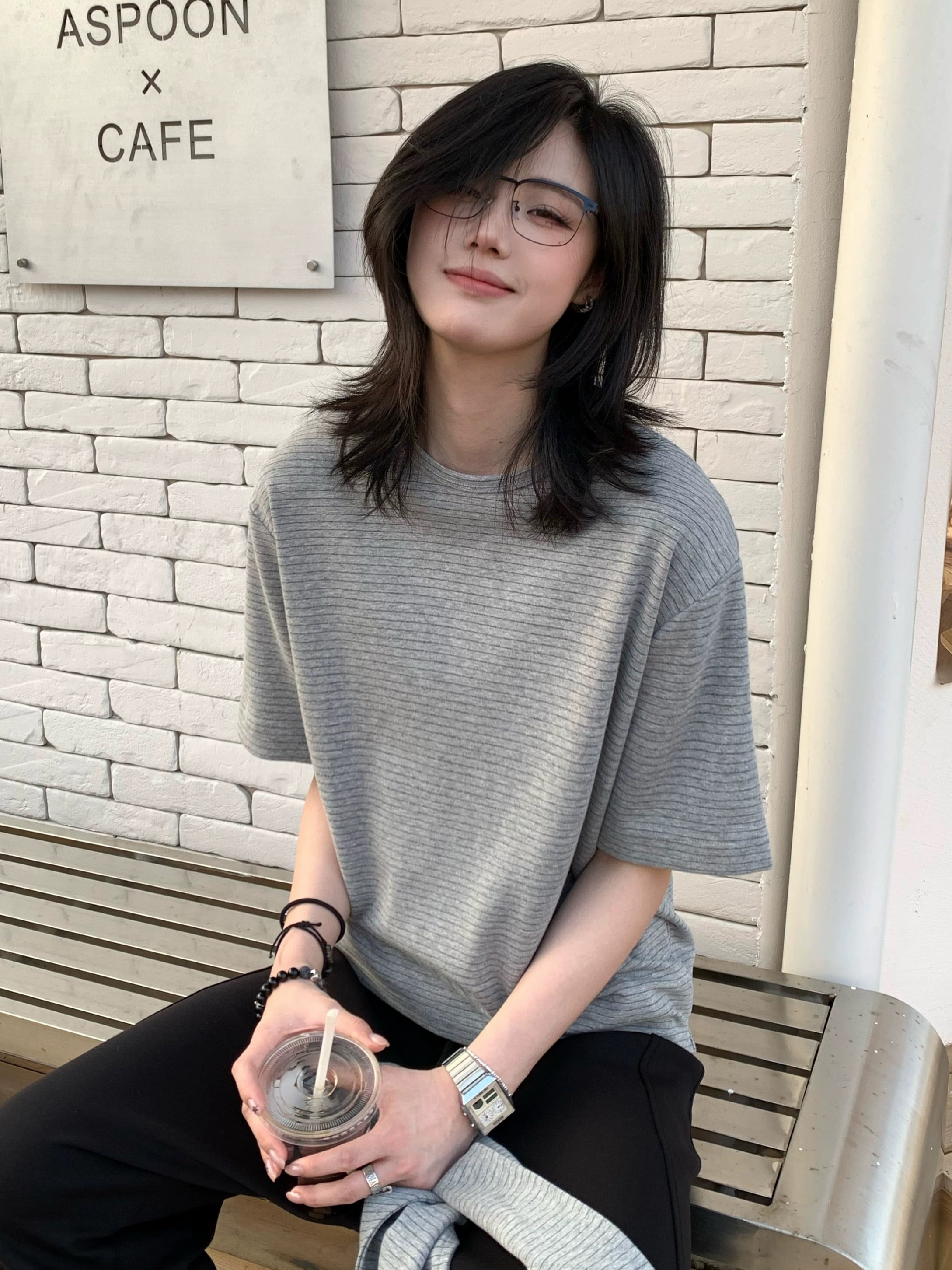 ボーダールーズTシャツ / Border Loose Tee