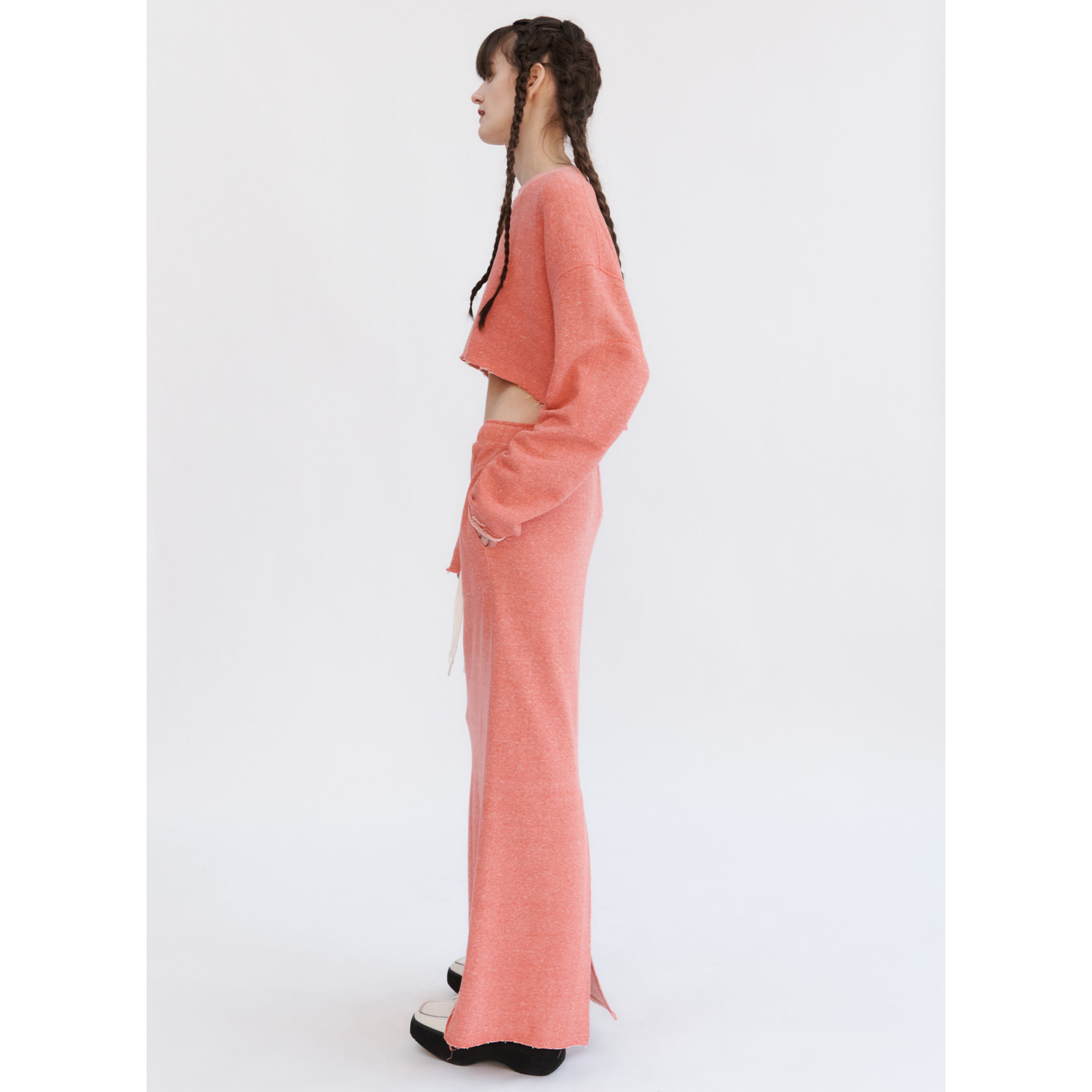 TheOpen Product] JERSEY TRACK SKIRT, PINK 正規品 韓国ブランド 韓国 