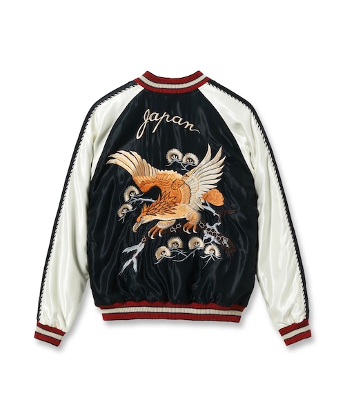 TAYLOR TOYO Lot No. TT15972-119 / Early 1950s Style Acetate Souvenir Jacket “EAGLE” × “ROARING TIGER”