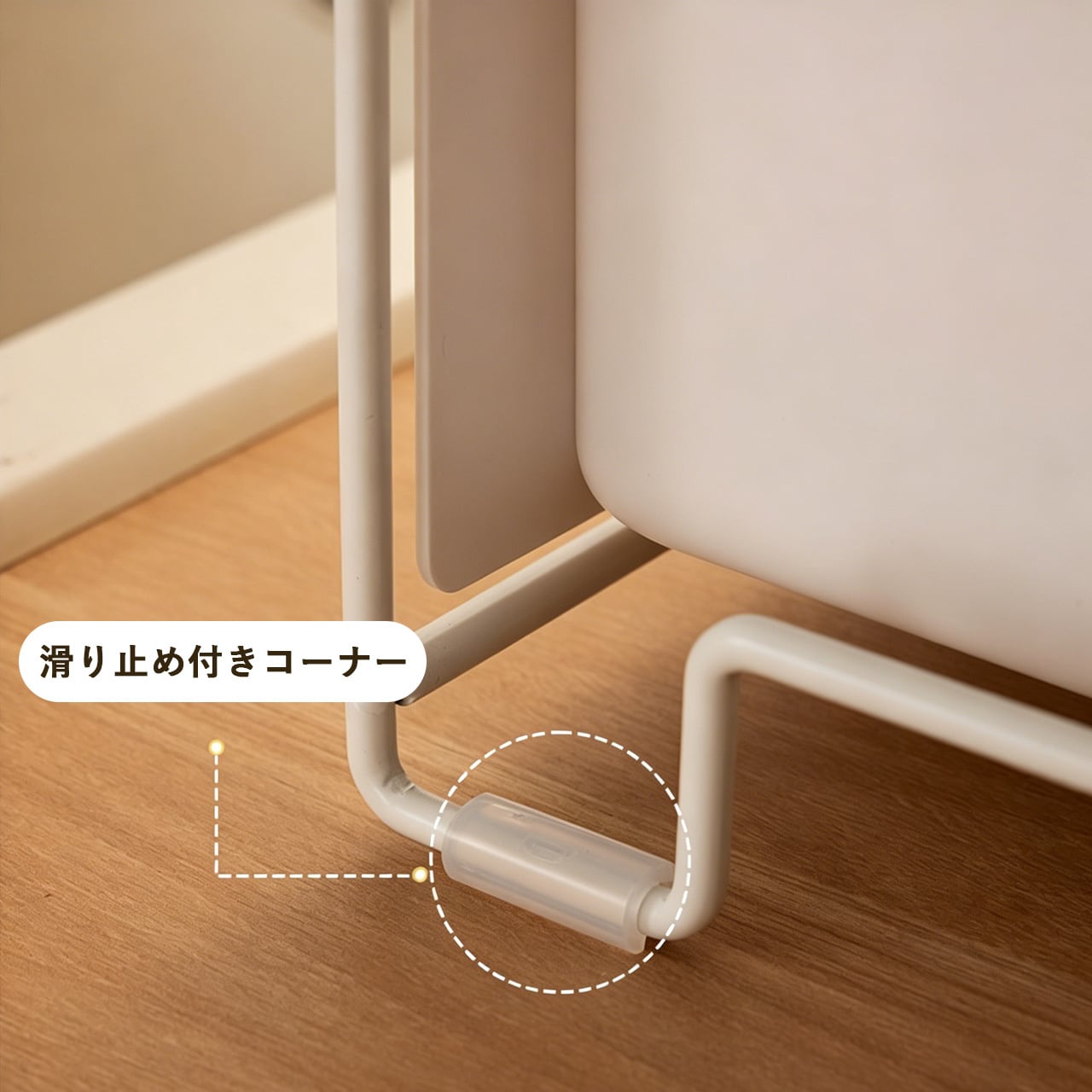 G04 .2個七ット キャビネット用アイアン引き出しバスケット 重ね置き