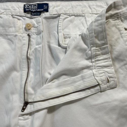 90-00s Ralph Lauren 40/30 ホワイトパンツ 詳細写真7