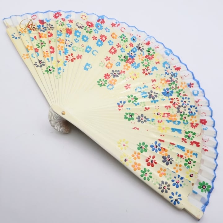 フラメンコ アバニコ 扇子 小物 小道具 2点 セット 32cm 23cm ホワイト