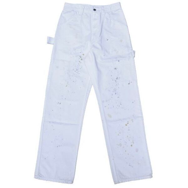 TRADESMANS (トレイズマン) PAINTER PANTS with PAINT ホワイト