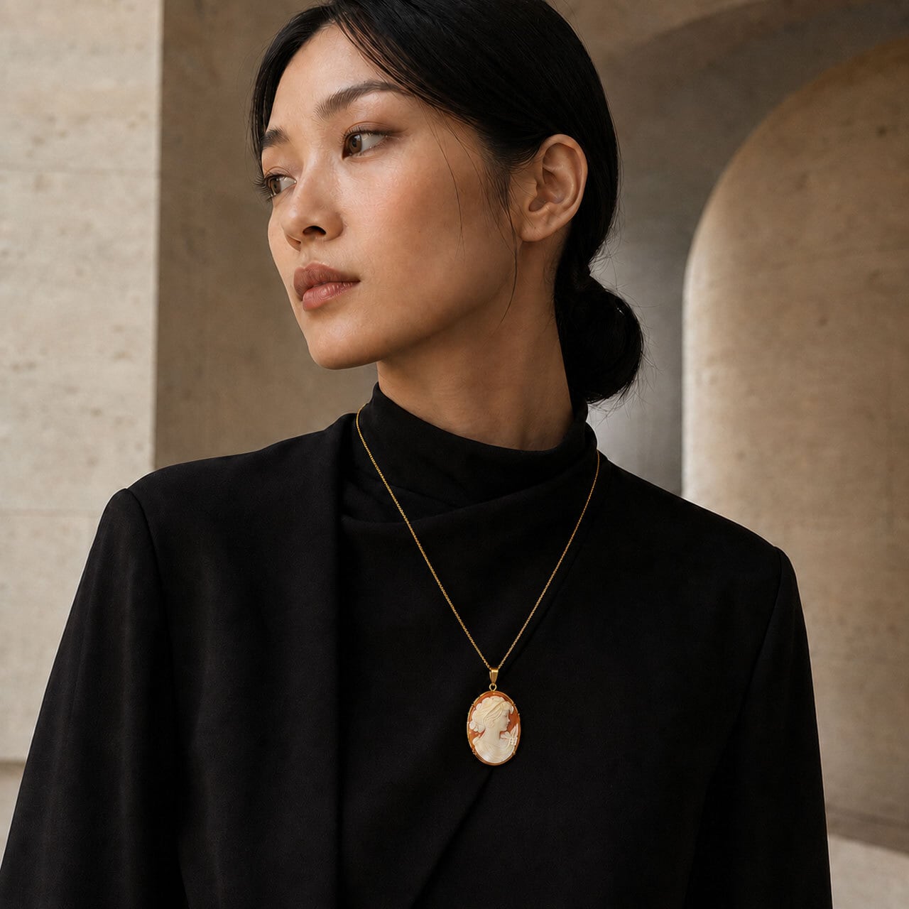 蔵出し！横顔シェルカメオ ペンダントトップ | 柳澤商会 ジュエリー
