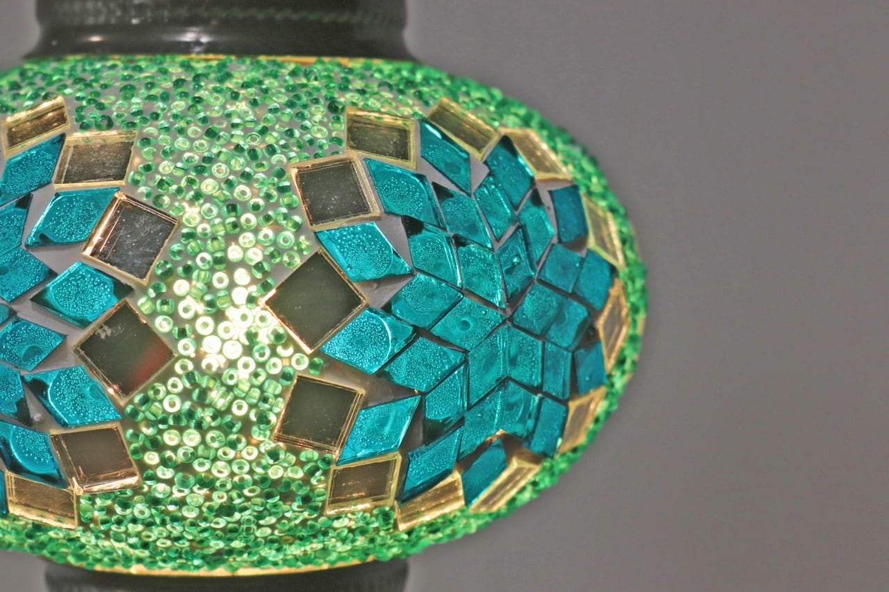 モザイクランプ ペンダントライト ステンドグラス 照明 吊り下げ