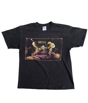 Vintage 90s L Rock band T-shirt -NIRVANA-