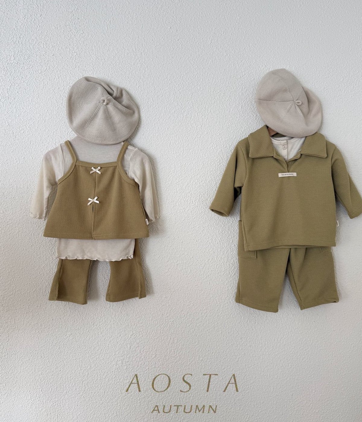送料無料【予約】/ ニットベレー帽 / aosta