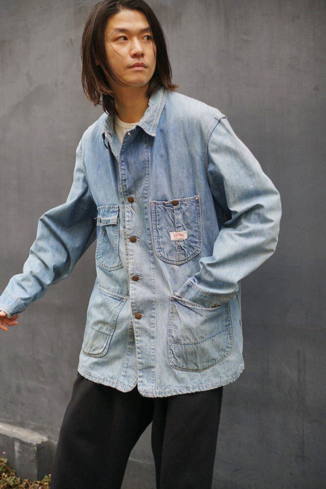 [Power House] Vintage Coverall Denim Jacket [1960s-] Vintage Denim Coverall  Jacket | beruf powered by BASE