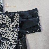 社交ダンス 衣装 Chacott チャコット スカート レッスンウェア グレイ系 練習 レッスン 軽い スリット 柄 模様 黒 華やか かわいい ダンス衣装 イベント ステージ パーティー 薄い