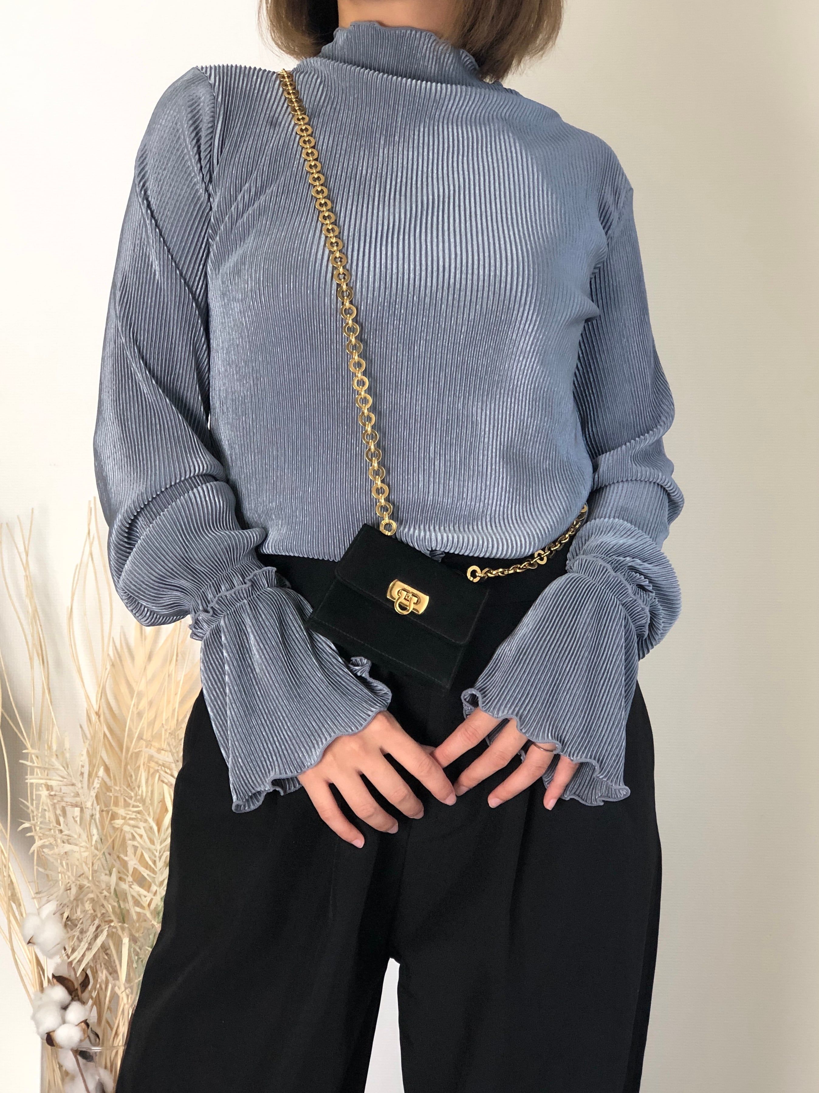 Salvatore Ferragamo サルヴァトーレ フェラガモ ショルダーバッグ ブラック ガンチーニ スエード マイクロ チェーン vintage ヴィンテージ オールド 2vcp4r