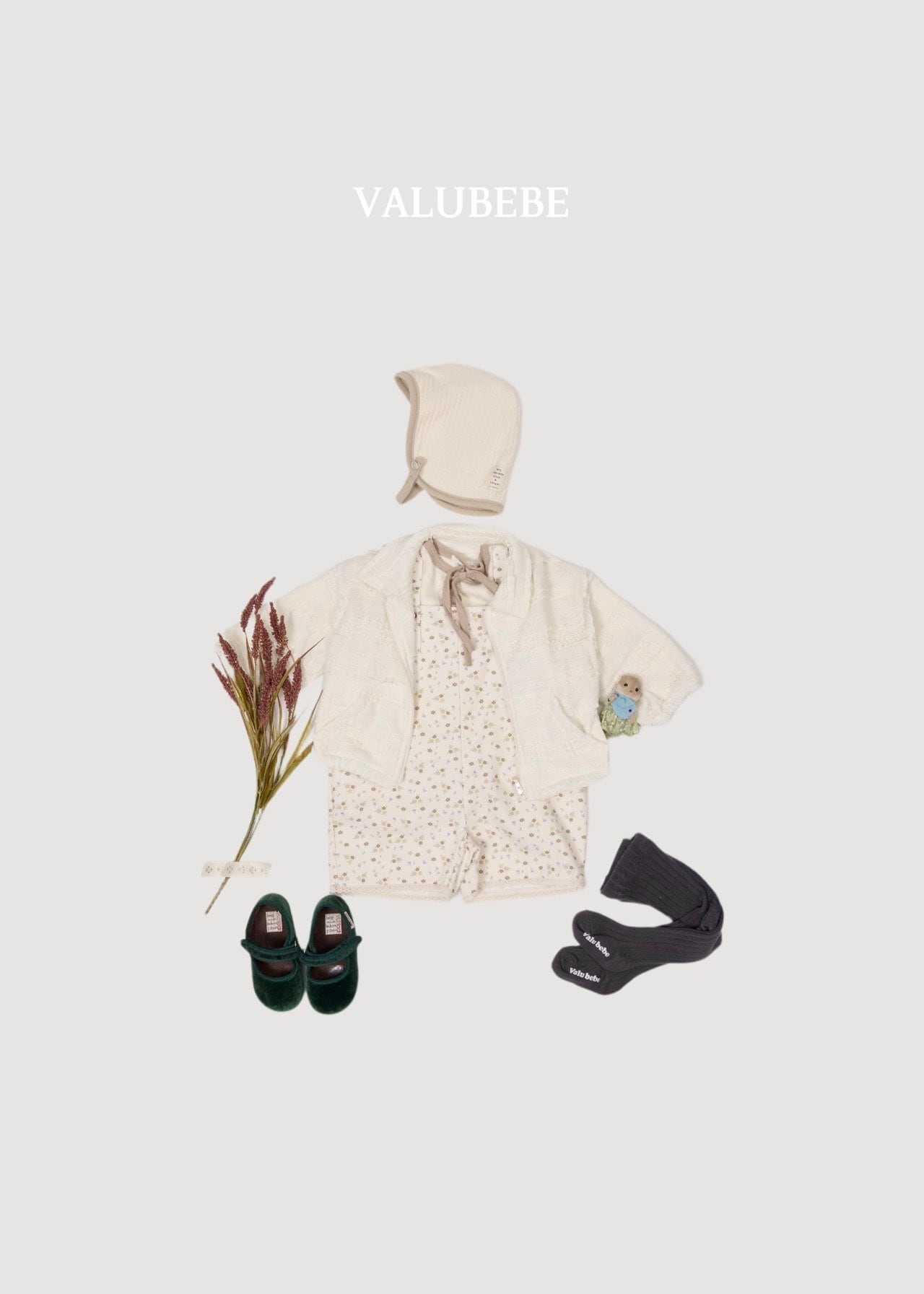 送料無料【予約】/ レースサロペット /valubebe