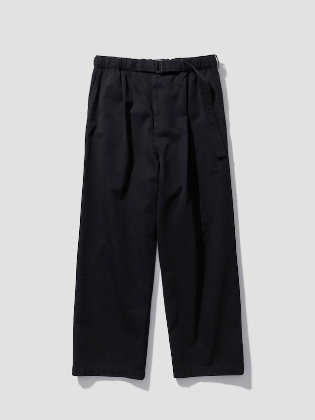ATON COTTON GABARDINE CLIMBING PANTS BLACK PRAGLA0100