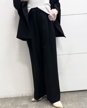 ロージー  Rosiee カーブポケットタックワイドパンツ