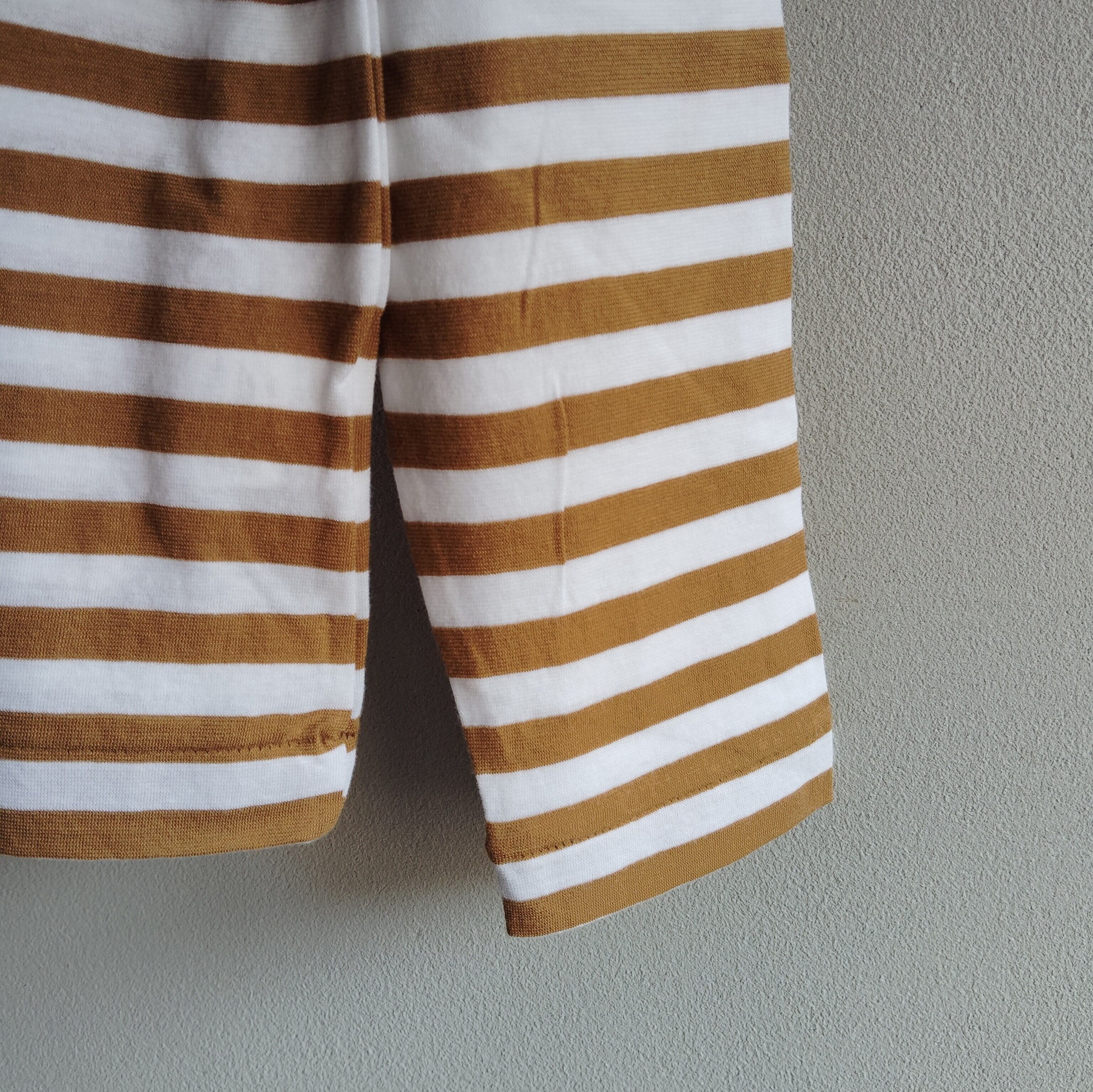 R&D.M.Co-/OLDMAN'S TAILOR GAUZE BORDER L/ T SHIRT／ガーゼボーダー
